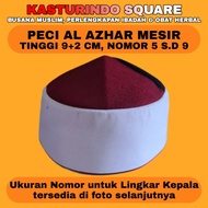MERAH Fez Al Azhar Peci Al-Azhar Azar Maroon Egyptian
