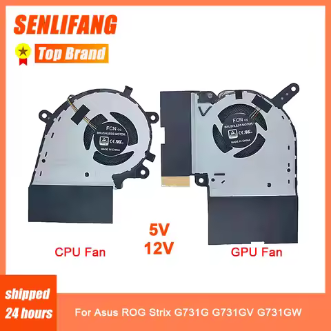 Notebook CPU GPU Fan New For Asus ROG Strix G731G G731GV G731GW G731 G531 G531G G531GU GD GW 13NR01Q