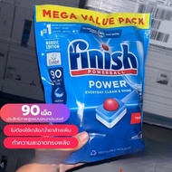 เม็ดน้ำยาล้างจาน 90เม็ด 100เม็ด  Finish All in one น้ำยา​ล้างจาน​ชนิดก้อน​ ผลิตภัณฑ์ล้างจานชนิดก้อน