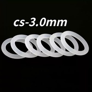 (O-ring gasket CS3mm*OD102-300mm O-ring white silicone seal ring food grade seal waterproof rubber r