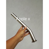 MESIN GX 160 - 690 engine boat exhaust with thick stainless steel pipe