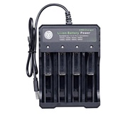 1 2 4 Slots 3.7V 18650 14500 USB Lithium-ion Battery Power Charger Independent Charging AA 1.5v 1835