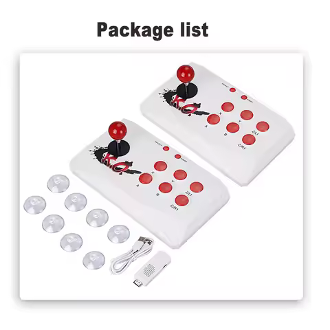 M8 Game Stick 4K Arcade Console Double Arcade Joystick 41000 Retro Games MAME PS1 9 Emulator Built-i