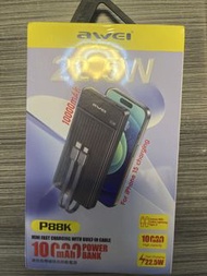 Awei P88K 10000mAh 迷你快速充電行動電源