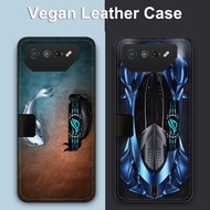 Case For Asus ROG 7 Shockproof Vegan Leather Back Cover For Asus ROG 6 Case For Asus ROG Phone 6 7 Fundas ROG6 ROG7 Capas