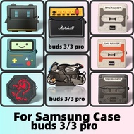 for Samsung Galaxy Buds3/buds 3 Pro Shockproof Headphone Case Cover Galaxy Buds 3 pro Shockproof Sil