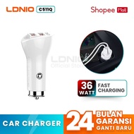 LDNIO Car Charger C511Q QC3.0 Fast Charging 2 USB Original