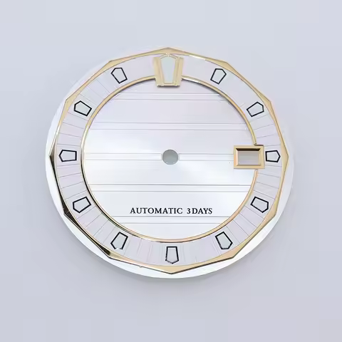 33.5mm Sunburst NH35 Dial Green Night Lume for King Seiko Vanac Mod Watch Repair Parts