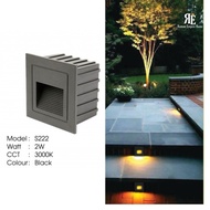 YET LED Step Light S222-2W-3000K-BL