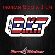 Sticker DKT Stiker Thailand DKT Printcut - 2cm
