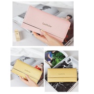 Beautiful Women's Wallet, Korean Style High Quality Fashion PU Leather Women's Wallet with Many Comp