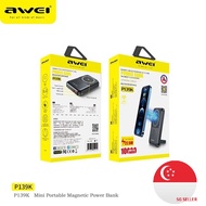 AWEI P139K Magnetic Wireless Powerbank 10000mAh with Stand