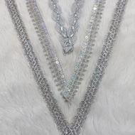 Silver Lace 2cm Wide by the Meter