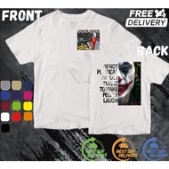 SU04 Joker Theme T-shirt / Round Neck Unisex T-Shirt TShirt Lelaki  Top Fashion Shirt #Full Cotton 1