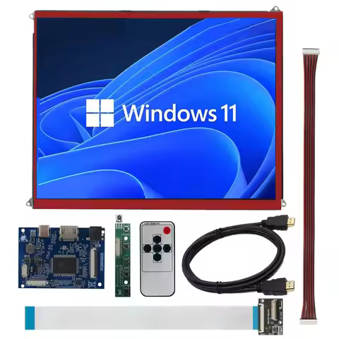 9.7-inch 4:3 2K HD LCD Screen DIY Driver Board Kit,2048×1536,HDMI-Compatible PC Auxiliary display/su