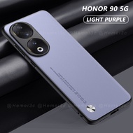 Cho Honor 90 honor90 Lite 5 gam vỏ cứng PC + Chất liệu da PU trường hợp vỏ điện thoại Bìa