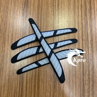 Combo of 4 anti-collision silicone stickers to protect car doors - High quality Kpro products