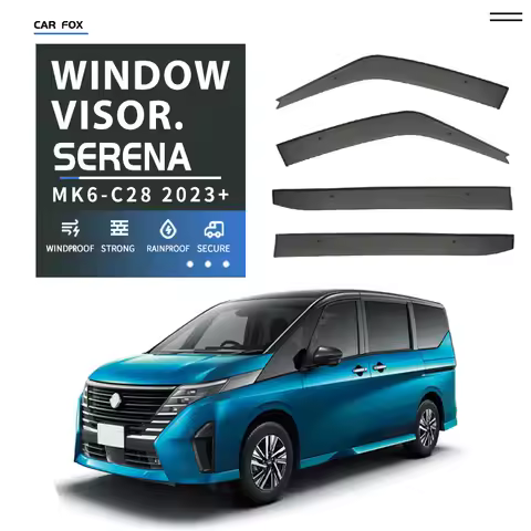 For Nissan SERENA C27 C27 C28 1999-2024 Car Window Visor Awning Shelters Windshield Side Window Sun 