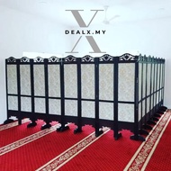 DealX Orignal Wooden Partition | Penghadang Ruang Kayu | Partition Kayu | Screen Divider