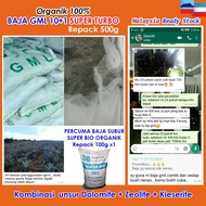 BAJA GML 10+ 1 SUPER TURBO Organik 100% dolomite zeolite kieserite Repack 500g Ready Stock