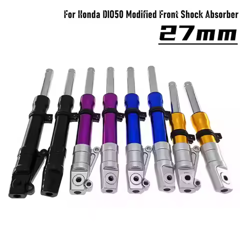1 Pair 310mm/370mm 27Core Motorcycle Front Fork Shock Absorber Suspension For Honda DIO50 AF18 AF28 