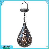 Outdoor Lantern IP44 Waterproof Light-control Hollowed-out Iron Art Solar Powered Decorative Project