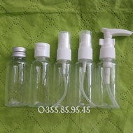 Set Of 100 30ml Drop Spray Bottles, 30ml Mist Bottles, 30ml Pop-Up Bottles, 30ml Screw Cap Bottles, 
