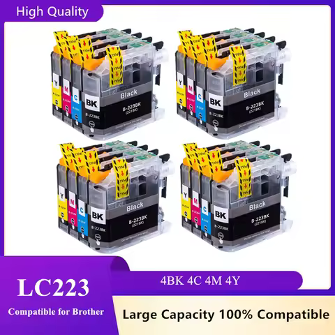 Compatible LC223 LC221 LC 223 for Brother Printer Ink Cartridge DCP-J562DW J4120DW MFC-J480DW J680DW