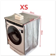 【วันสุดท้ายลดราคา】ผ้าคลุมเครื่องซักผ้า ฝาหน้าซัก-อบ 6-25kg. กันUV☀️(ใส่ได้ทุกยี่ห้อ) สีบรอนซ์เงิน 🚛พ