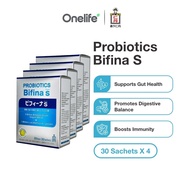 [Bundle of 4] Morishita Jintan Probiotics Bifina S (Super) 5B 30 Sachets - For Gut Health
