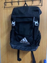 Adidas大容量雙肩包 運動訓練後背包 籃球包 防水耐磨大容量旅行包雙層後背包
