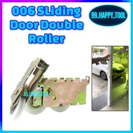 006 Sliding Roller Aluminum Sliding Door Roller Glass Door Heavy Duty Double Roller 006 Roller