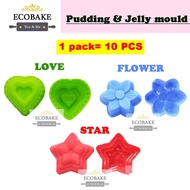 10pcs Acuan Pudding Acuan Jelly / Jelly Pudding Mould