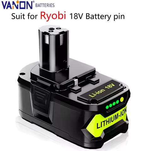 8.0Ah Battery Compatible with Ryobi 18V Max Battery P108 P102 P103 P104 P105 P107 P109