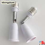 KKINGDOM LED Lamp Base, Flexible Extension Bulb Socket, Wall Base Holder E27 to E27 Light Base Exten