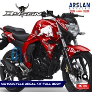 Decal BYSON FI Full Body Motorcycle Sticker BYSON FI Accessories Set Sticker List Cool Variation RBD