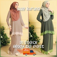 LUXE KURUNG SABELLA MOSCREPE WITH LACE