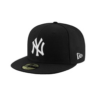 NEW ERA 59FIFTY 5950 MLB Yankees NY Black Basic Large Size Full Cap Baseball [TCC]