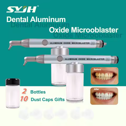 Dental Aluminum Oxide Micro Blaster Interface Microetcher Sandblasting Alumina Gun with Water Spray 