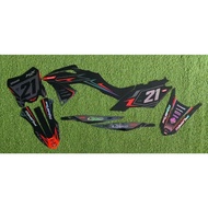 Klx DECAL / KLX DECAL STICKER / KLX DECAL FREE CUSTOM NAME AND NUMBER-0001