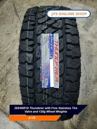 265/60R18 Thunderer with Free Stainless TIre Valve and 120g Wheel Weights (PRE-ORDER)