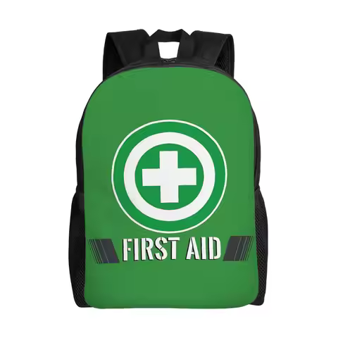 FIRST AID Classical Backpack Gift High School Business Left 4 Dead 2 Daypack for Men Women College C