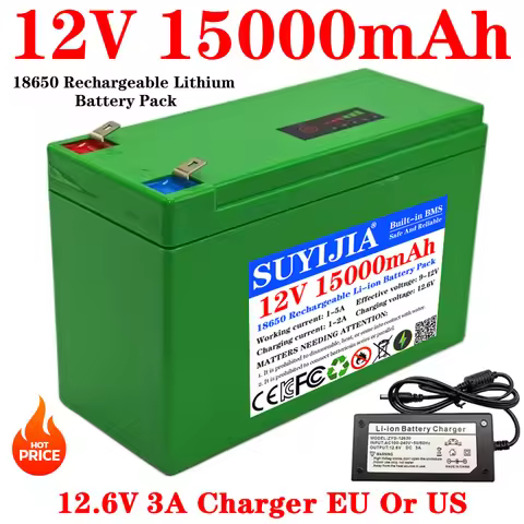 18650 3S7P 12V 20AH Built-in High Current 20A Rechargeable Lithium Battery Pack for Electric Vehicle