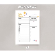 Daily Journal Daily Schedule Daily Planner A5 HVS 100GSM High Quality Daily Planning Study Journal S