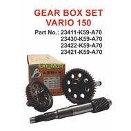 HONDA VARIO VARIO150 GEAR BOX TRANSMISSION FULL SET 23421-K59-A70 23420-K59-A70 23411-K59-A70 23430-
