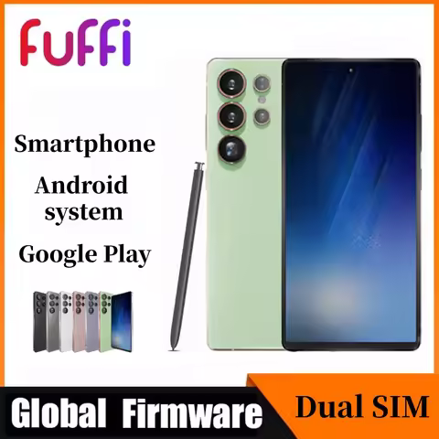 FUFFI Global Vision S26 Pro Smartphone Android 8GB RAM 512GB ROM 6.8 Inch Phone 1920x1080HD 24MP+48M