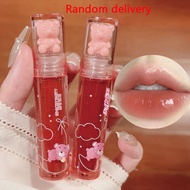 Affordable 6-Color Crystal Frozen Berry Bear Lip Glaze Affordable Cheap Makeup Lipstick 6 Colors Cry
