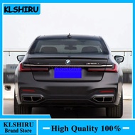 Carbon Fiber Racing Rear trunk Spoiler Wing paint color Lip P Style for BMW G11 G12 7 Series 740i 75