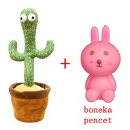 Mainan Kaktus Bergoyang Dancing Cactus Boneka Kaktus Goyang dan Bicara Kaktus Joget Ngomong