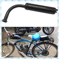(WTQA) 80Cc 60Cc 49Cc 50Cc Engine Motor Motorized Bicycle Bike Exhaust Pipe Muffler Black